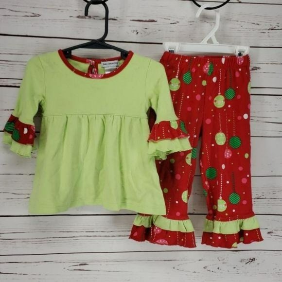 Tara‎ Collection Girls polka dot 2 pc 24mth set - Picture 2 of 7